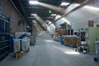 warehouse picture Xpresshred paper shredding warehouse